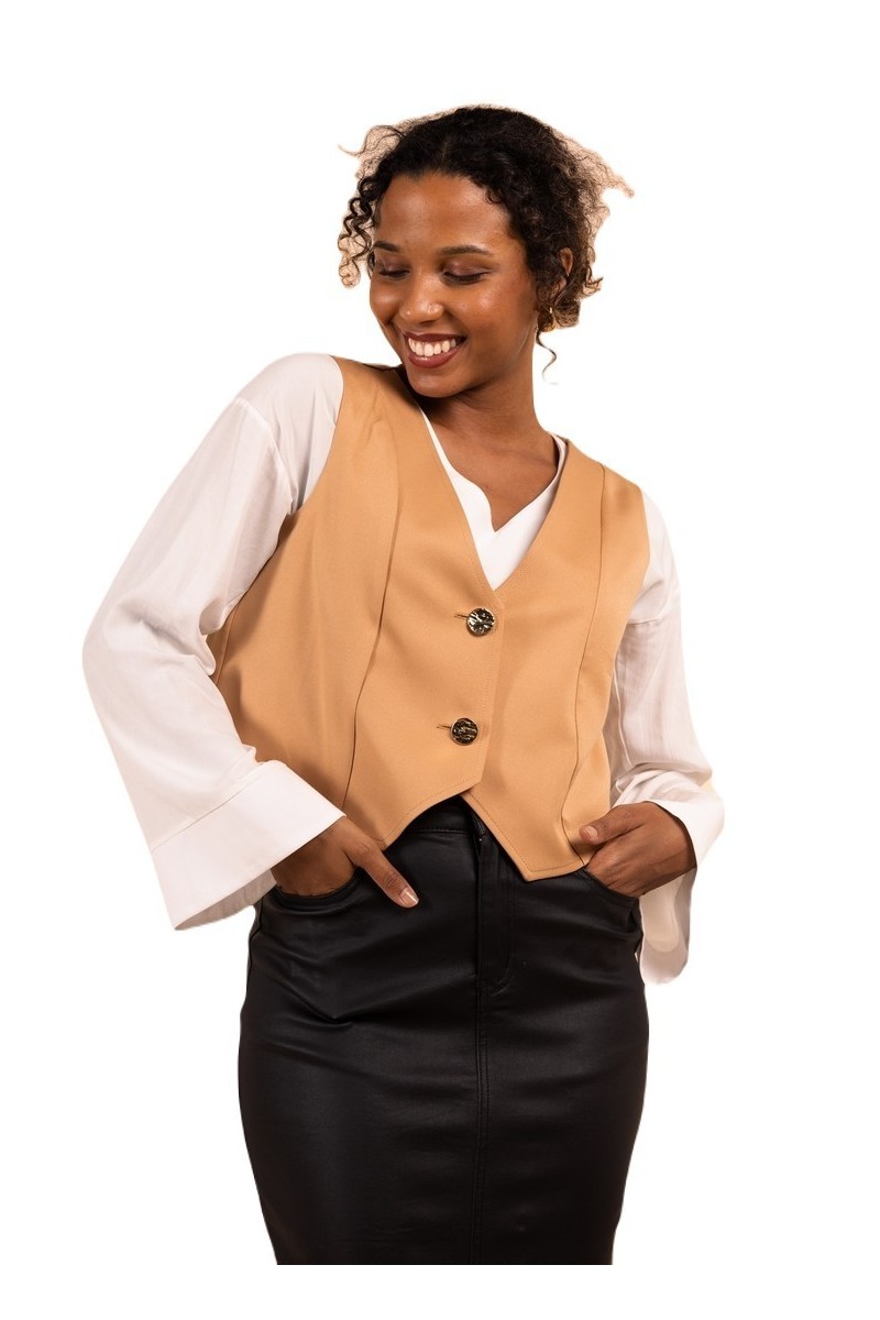 Gilet tailleur sans manche