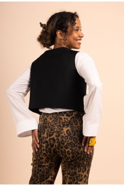 Gilet tailleur sans manche