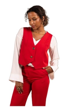 Gilet tailleur sans manche