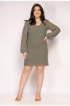 Robe fluide à manches longues