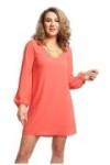 Robe fluide à manches longues