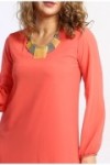 Robe fluide à manches longues