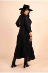 Robe longue cache-cœur satinée fluide