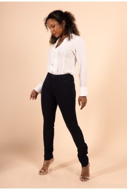Chemise cintré col en V