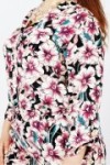 Chemise fluide imprimée floral