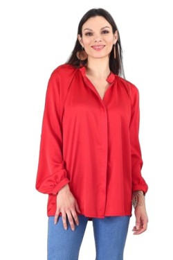 Chemise fluide en satin