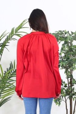 Chemise fluide en satin