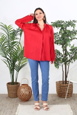 Chemise fluide en satin