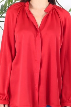 Chemise fluide en satin
